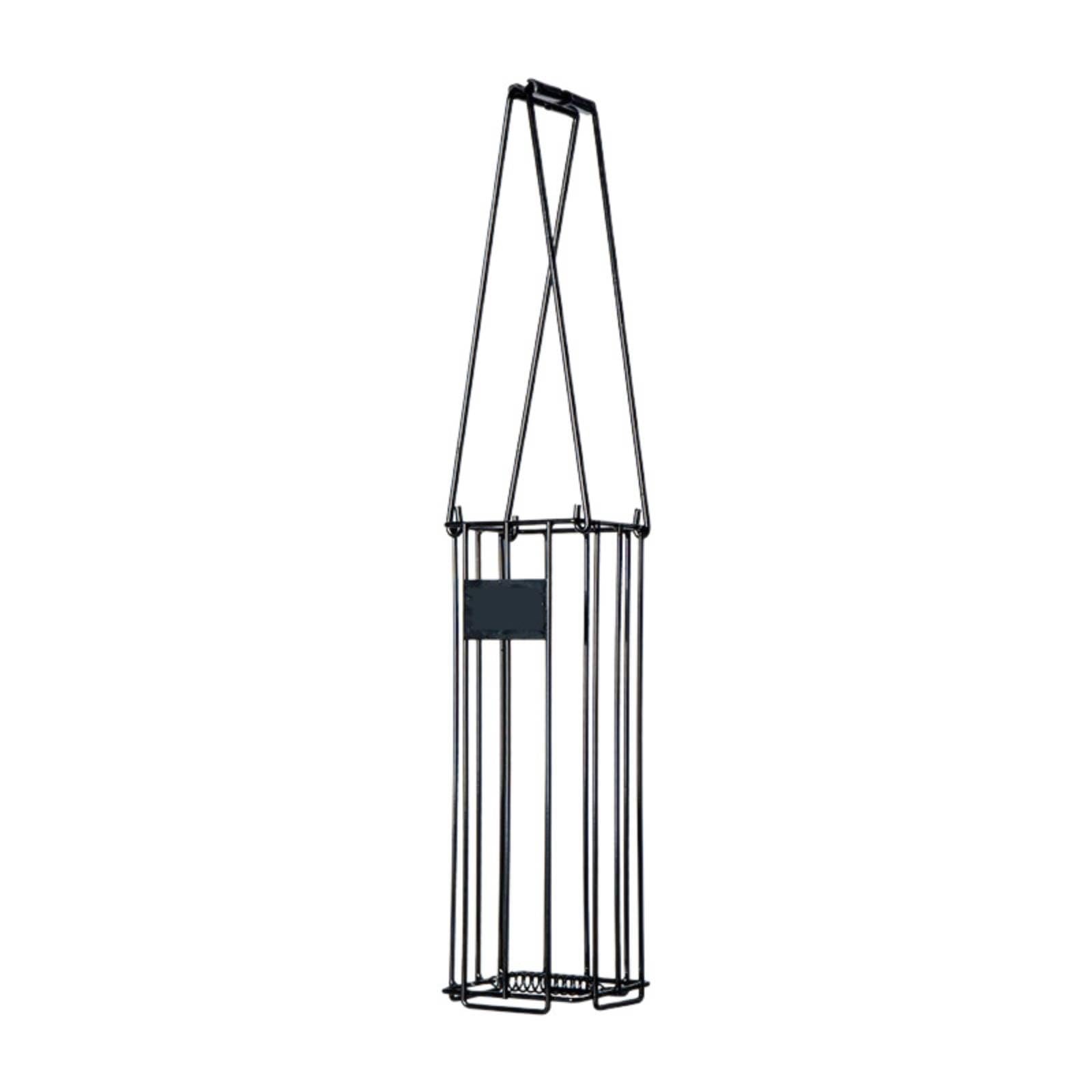 Amagogo Raccoglipalle da Tennis Cesto Raccoglitore Carrello Cesta Contenitore in Metallo con Manico Lungo Cestino a Griglia Capienza Multipla Uso Quotidiano Adatto per Allenamento in Scuole Casa