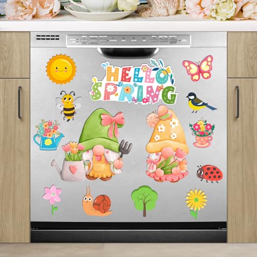 14 Imánes decorativos primavera para frigorífico miniatura 1