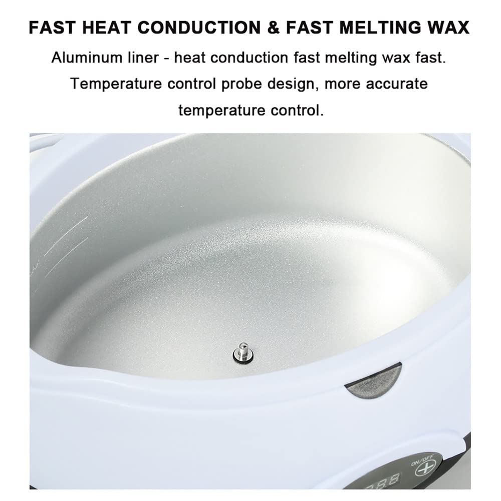 Bagno Di Paraffina Per Mani E Piedi, Scaldacera Di Paraffina Da 200 W 2,8 Litri, Temperatura Regolabile,Idrata E Rinnova La Pelle E Allevia L'Affaticamento, Per Uso Domestico Nel Salone Di Bellezza