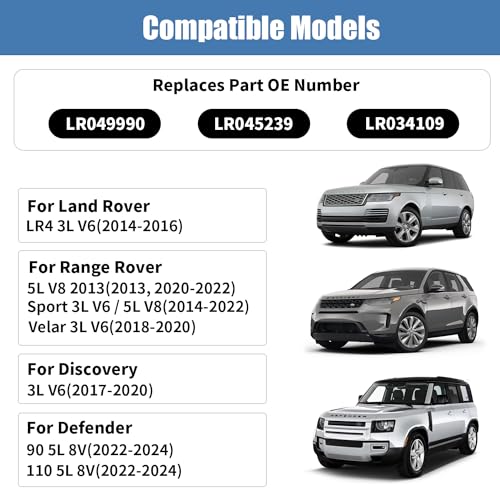 Thermostat-Tube-Throttle-Body-Heater-Outlet-Hose-Compatible-with-Land-Rover-Range-Rover-Discovery-Defender-Coolant-Pipe-Engine-Radiator-Water-Outlet-Hose-LR049990-LR045239-LR034109