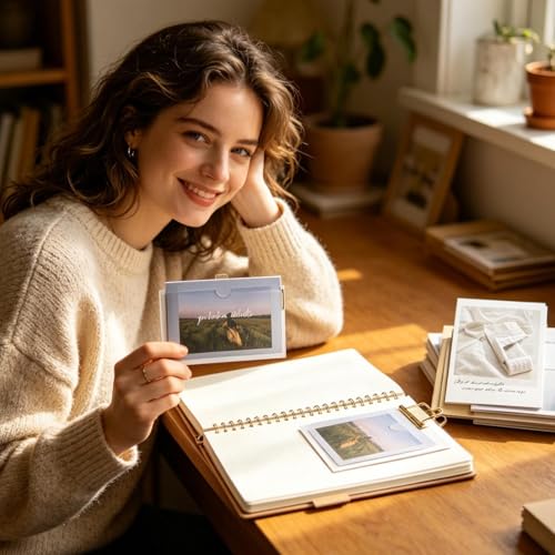 Bolsillos adhesivos transparentes para etiquetas de organización, pack de 10 fundas de plástico 4