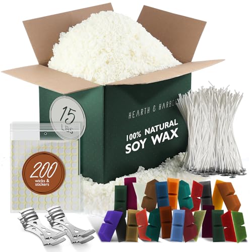 Hearth & Harbor Natural Soy Wax and DIY Candle Making Supplies - ...