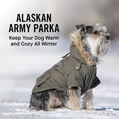 Canada-Pooch-Winter-Dog-Coat-Water-Resistant-Insulated-Dog-Jacket-Faux-Fur-Trim-Dog-Parka-Coat-for-Dogs-Army-Green-Size-24 - Cucciolini Doodles   Canada-Pooch-Winter-Dog-Coat-Water-Resistant-Insulated-Dog-Jacket-Faux-Fur-Trim-Dog-Parka-Coat-for-Dogs-Army-Green-Size-24