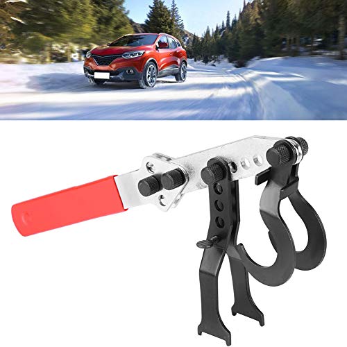 Federkompressor Stahl Schwarz Silber Rot Zylinderkopfventil Federkompressor Schaftdichtung Ersatzwerkzeug Ersatz für OHV OHC Motoren 797G 28.1OZ