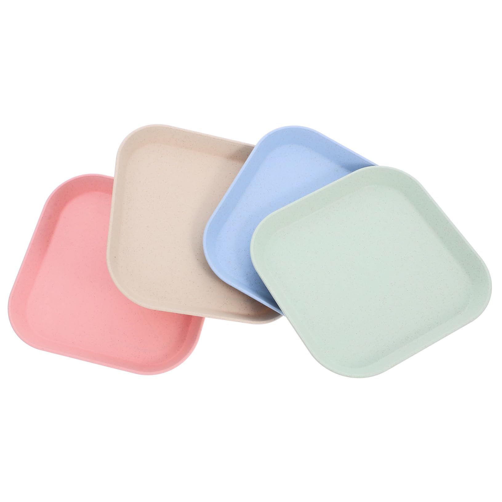 ERINGOGO 4pcs Cat Food Bowls Non Slip Base for Easy Feeding for Wet Dry Food for Small Cats and Kittens Dishwasher Safe Lightweight Design