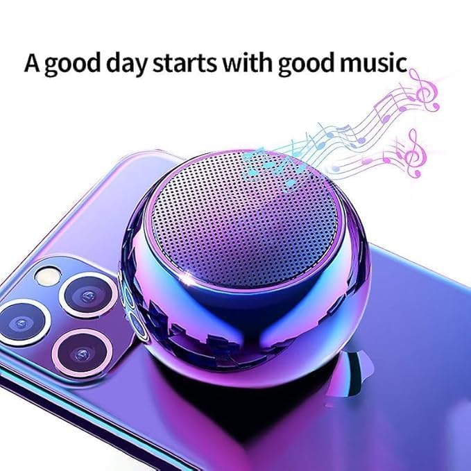 Image of S K Tea Merchant Ultra-Compact Wireless Bluetooth Mini Boost Speaker -Built-in Mic, Portable Design, Ideal for Travel, Parties, and Outdoor Use (Green)