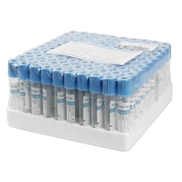 Buy Finlon Blood Collection Tubes, 2ml 100pcs Glass Vacuum Tubes Blood