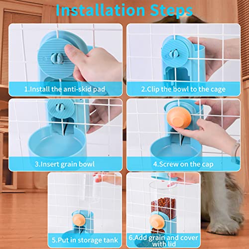 Picture of Snapklik.com : 40oz Hanging Automatic Pet Food Water Dispenser, Auto ...