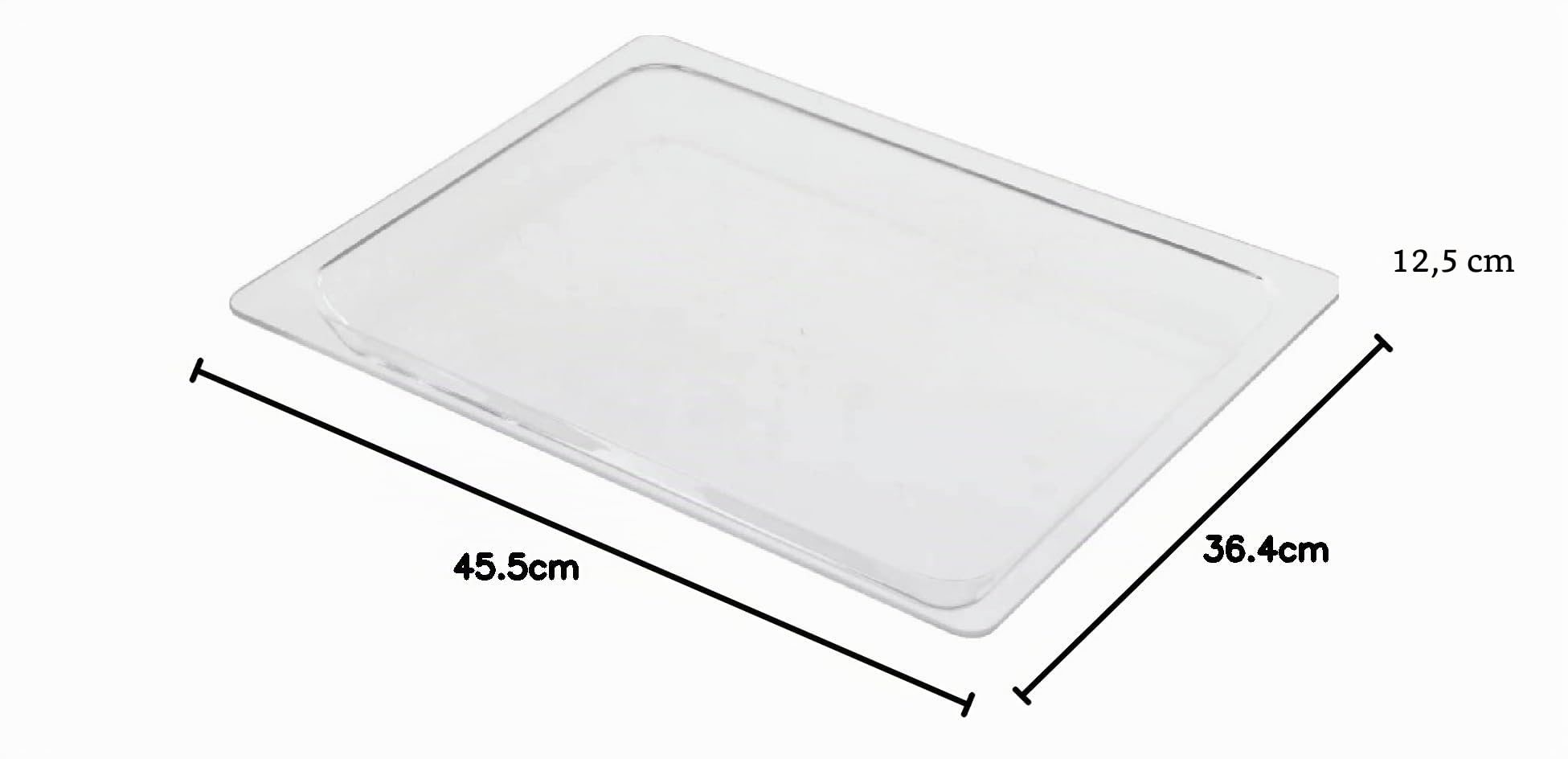sparefixd Bandeja de cristal para horno Siemens (45,5 x 36,4 x 2,5 cm)