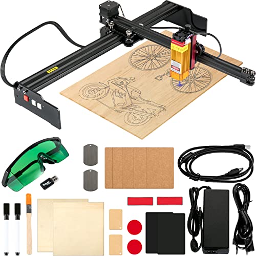 VEVOR Mini Grabador Láser 270 x 440 mm 5,5W Máquina de Grabado de Escritorio Compatible con Windows7/8/10/11, iOS/Android Máquina de Grabado CNC para Papel, Madera, Cuero, Tela, Plástico, Acrílico VEVOR Mini Grabador Láser 270 x 440 mm 5,5W Máquina de Grabado de Escritorio Compatible con Windows7/8/10/11, iOS/Android Máquina de Grabado CNC para Papel, Madera, Cuero, Tela, Plástico, Acrílico