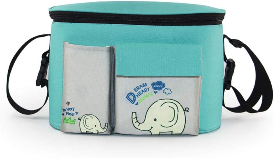 Borsa Portaoggetti Per Passeggino - Universale, A Forma Di Orso, Con Cerniera E Tasca