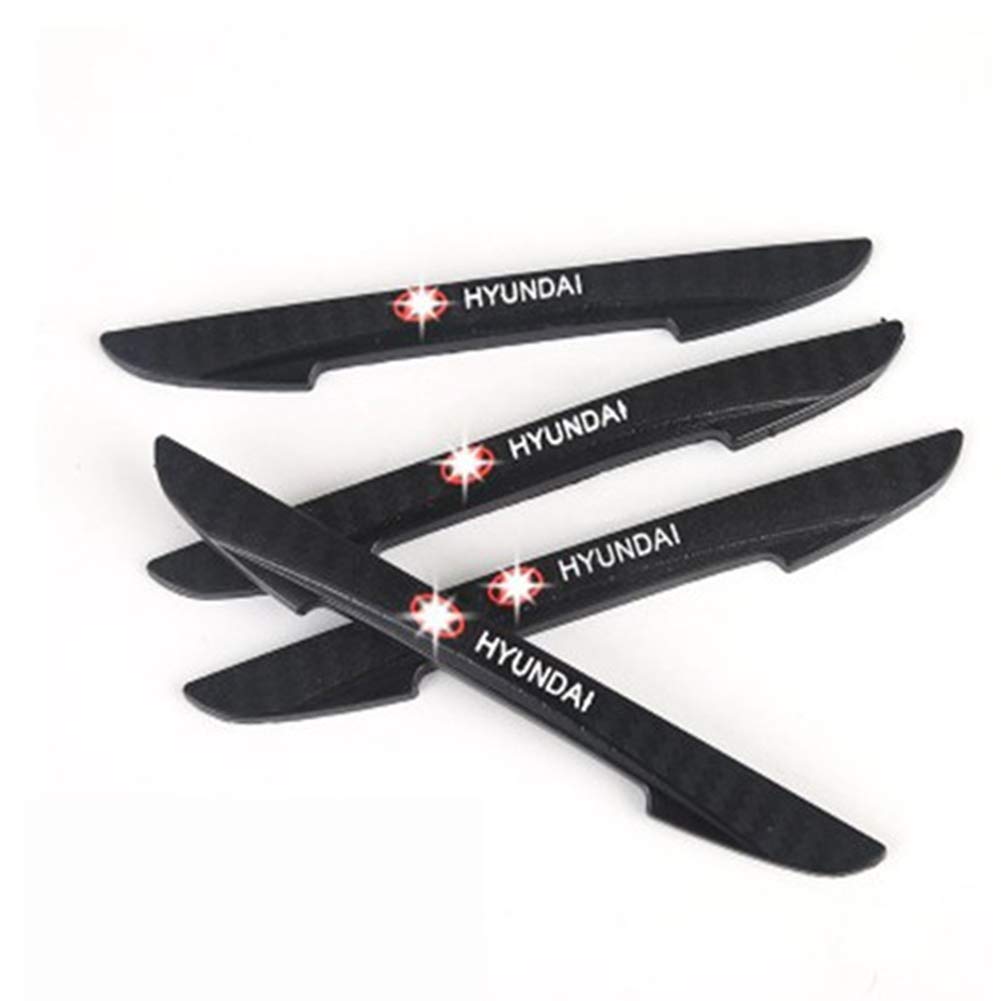 SXRKRZLB 4pcs/Set Car Door Protector Side Edge Protection Guards Stickers For Hyundai i30 ix35 i20 i40 Tucson Solaris CRETA Santa fe
