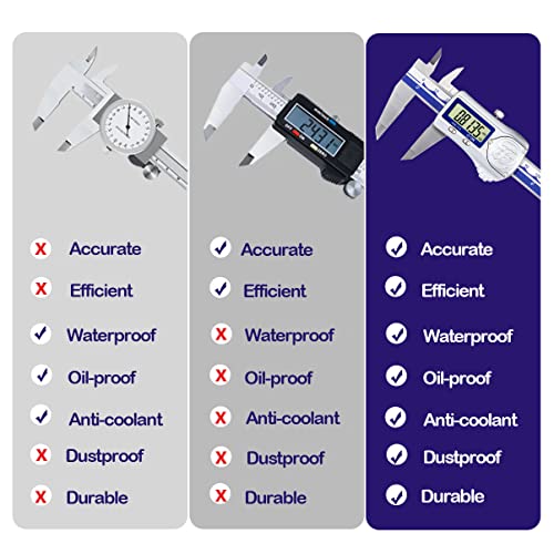 Calibrador Digital Absoluto IP67 Acero Inoxidable 0-6 pulg miniatura 6