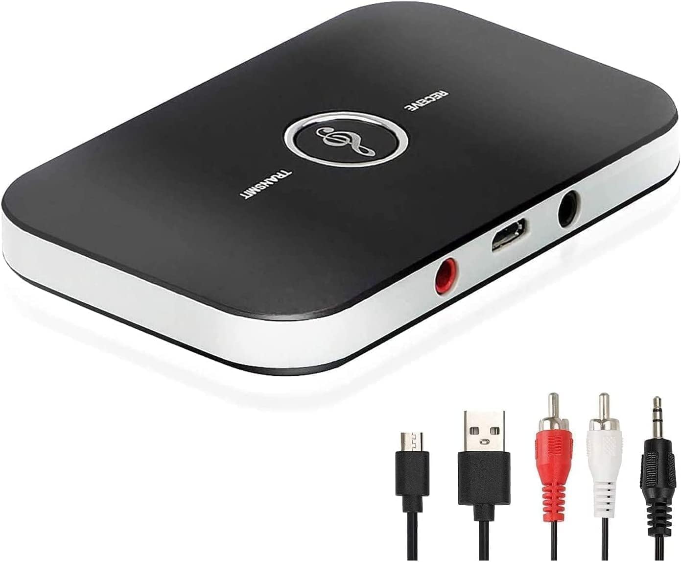 Bluetooth 5.0 Transmitter and Receiver, 2-in-1 Aux Wireless 3.5mm Adapter Wireless Audio Adapter for TV Audio Portable Wireless Receiver for Car/Home Stereo System-image-33