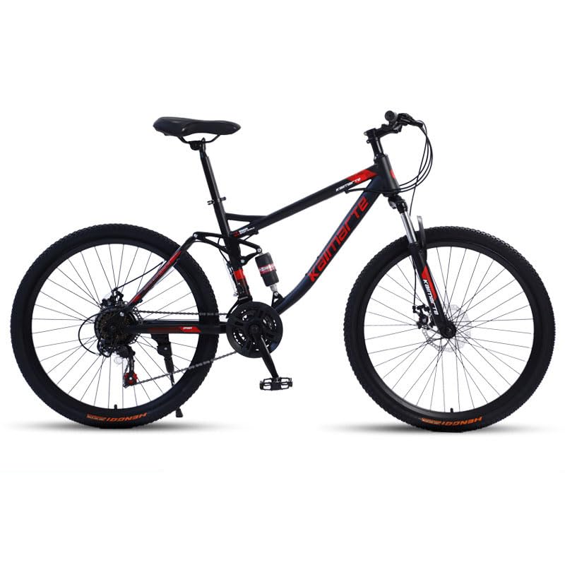 26 Zoll Mountainbike, 24-Gang Fahrrad MTB mit Vollfederung, MTB Dirt Bike...