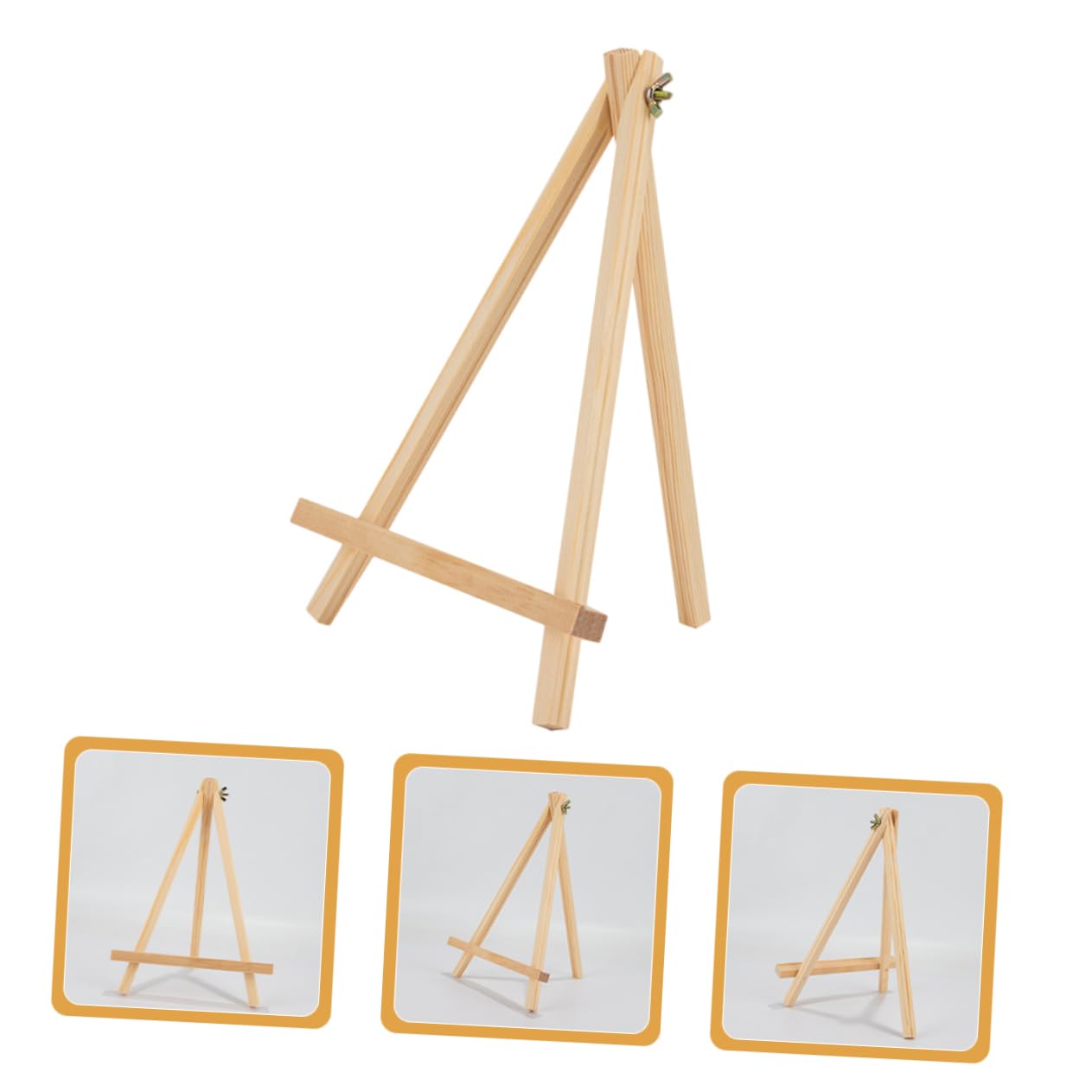 Operitacx 8pezzi Cavalletto Legno Per Pittura Supporto Da Tavolo Per Artisti e Ragazzo Ragazza Per Mostre e Attività Creative