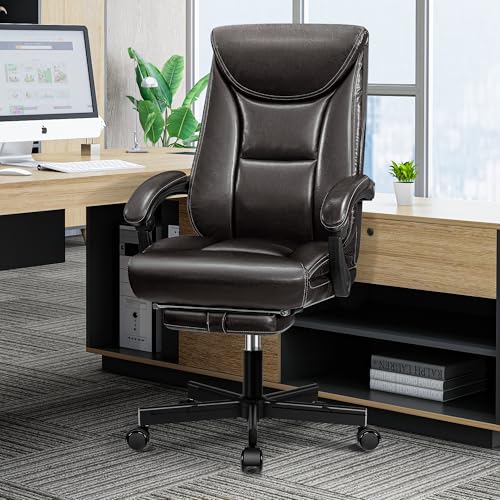 DoChair Fauteuil de Direction Ergonomique 150KG Marron