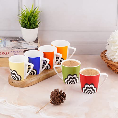 Image of Dandy Lines Conical Medium Rainbow, Set of 6, 40017