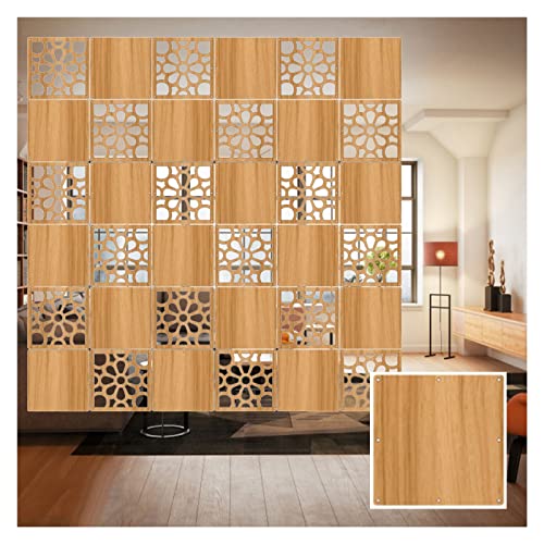 Pannello Divisorio da Appendere, Pannello divisorio Traforato in Legno e plastica, Schermo Semi-Privacy Spesso 5 mm per Ingresso, Ristorante, Ufficio, Decorazione, 3 Colori