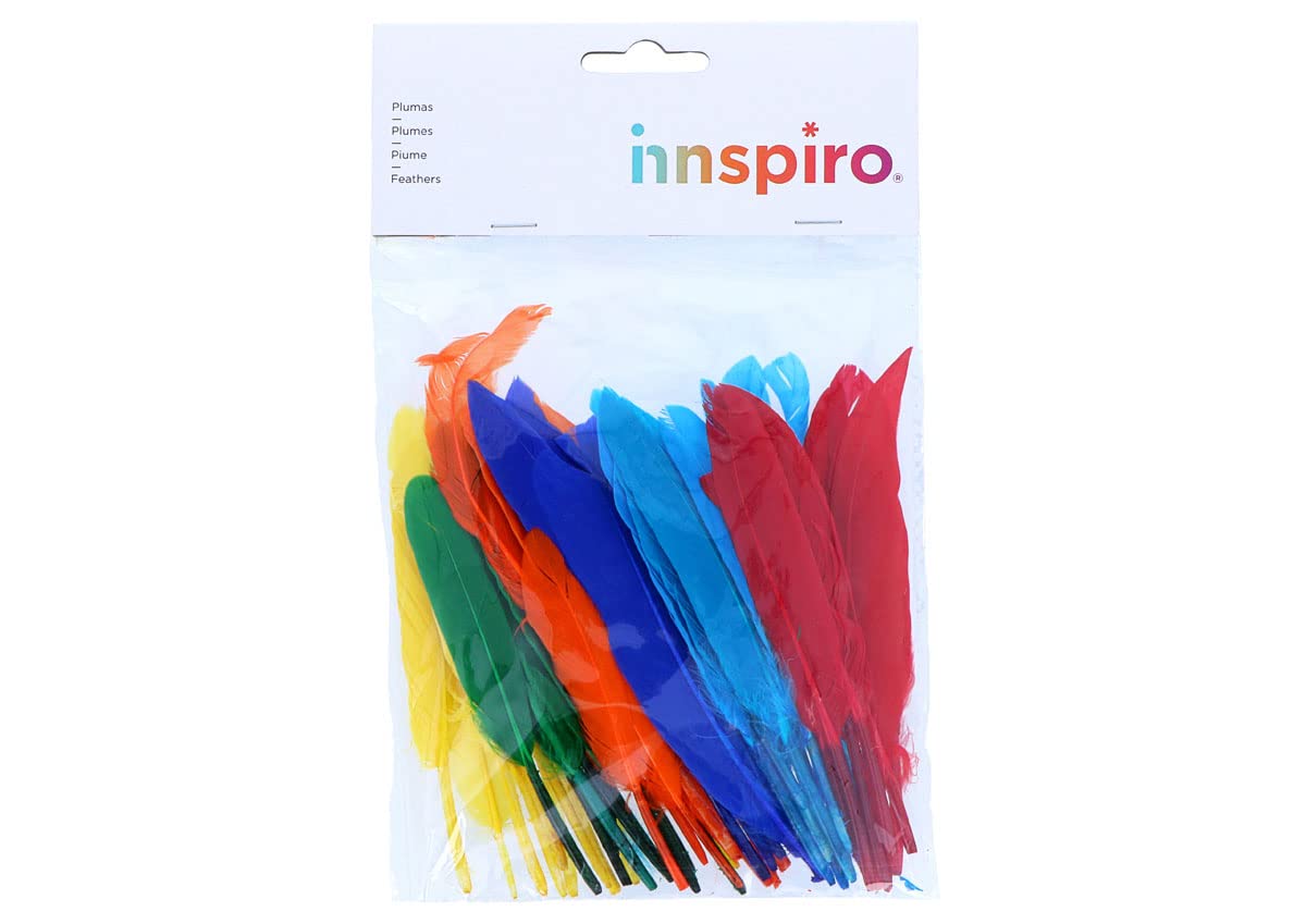 Plumas Para Vestidos INNSPIRO Plumas Indio Azul Aprox. 25mmx140mm. 60u Plumas Para Vestidos INNSPIRO Plumas Indio Azul Aprox. 25mmx140mm. 60u