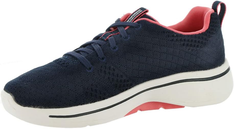Skechers Women's Go Walk Arch Fit Unify, Navy/Coral, 10 - Image 7