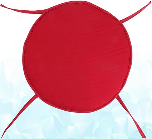 Miniatura 7 de Holibanna 1 cojín redondo para taburete de bar para cocina, comedor, cojín de asiento de 1215 pulgadas con lazos, cojines antideslizantes para sala