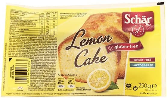 Dr. Schar Lemon Cake Plum Cake - 250 Gr