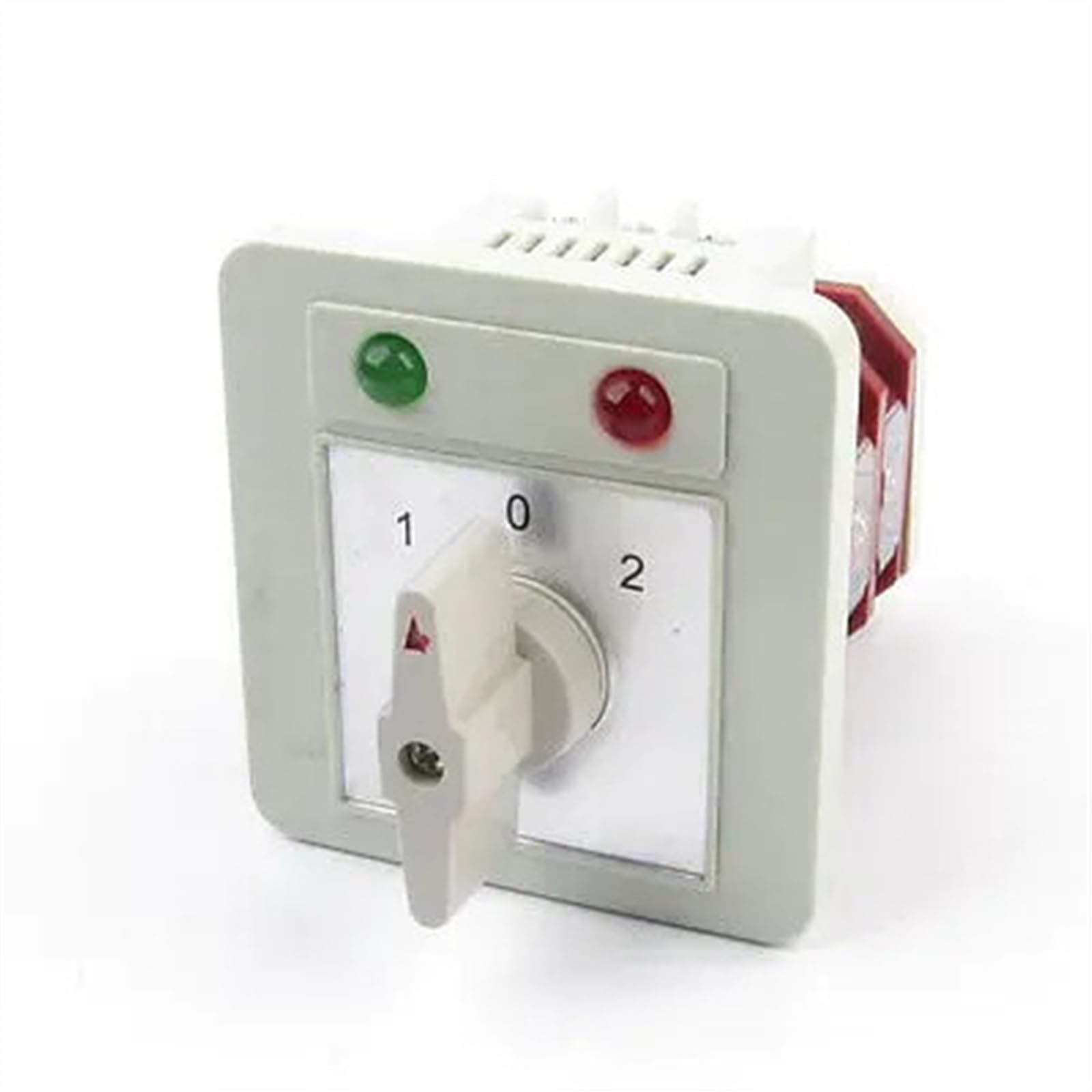 BKGWCSOR Ui 500V Ith 16A 3 Position Changeover Rotary Cam Switch w LED Indicator Lamps Switches