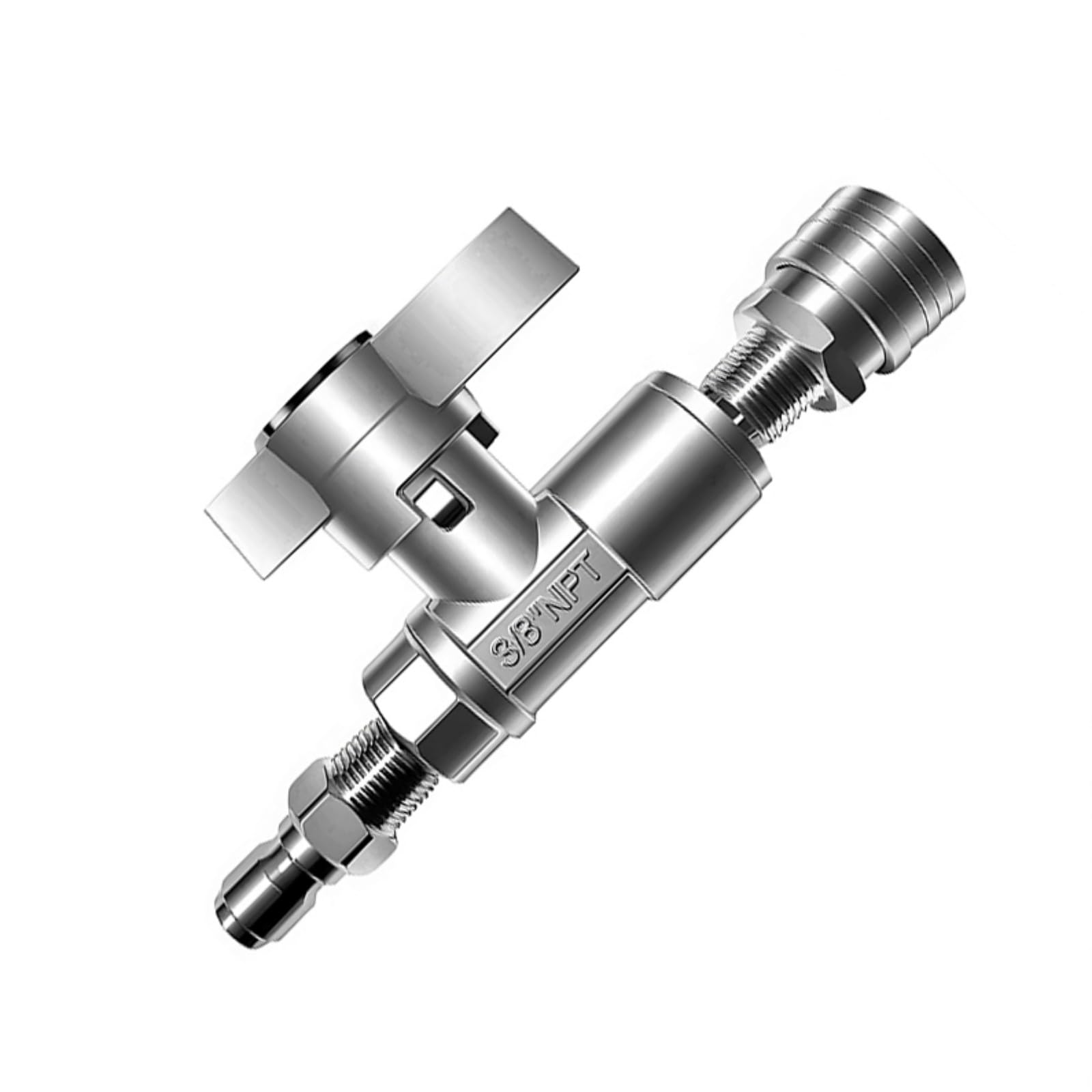 Duty 4000PSI Ball Valves Quick Connection 3/8 Inch Suitable for Commercial Industrial Automotive Pressure Washers Ball Valves for Pressure Washer
