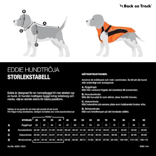 Back on Track Hundepullover Eddie reflektierend (60 cm)