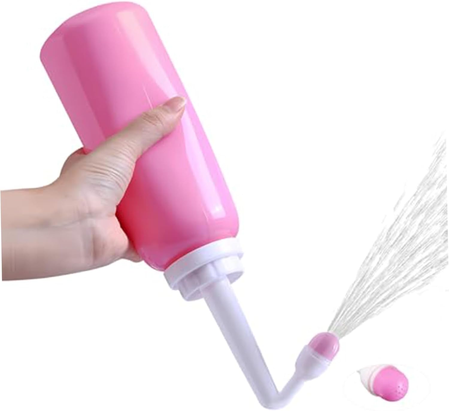 Perineal Bottle for Postpartum Care, 500ml Portable Handheld Upside Down Peri Bottles with Cover, Postpartum Essentials for New Moms Perineal Recovery & Cleaning Peri Bottles