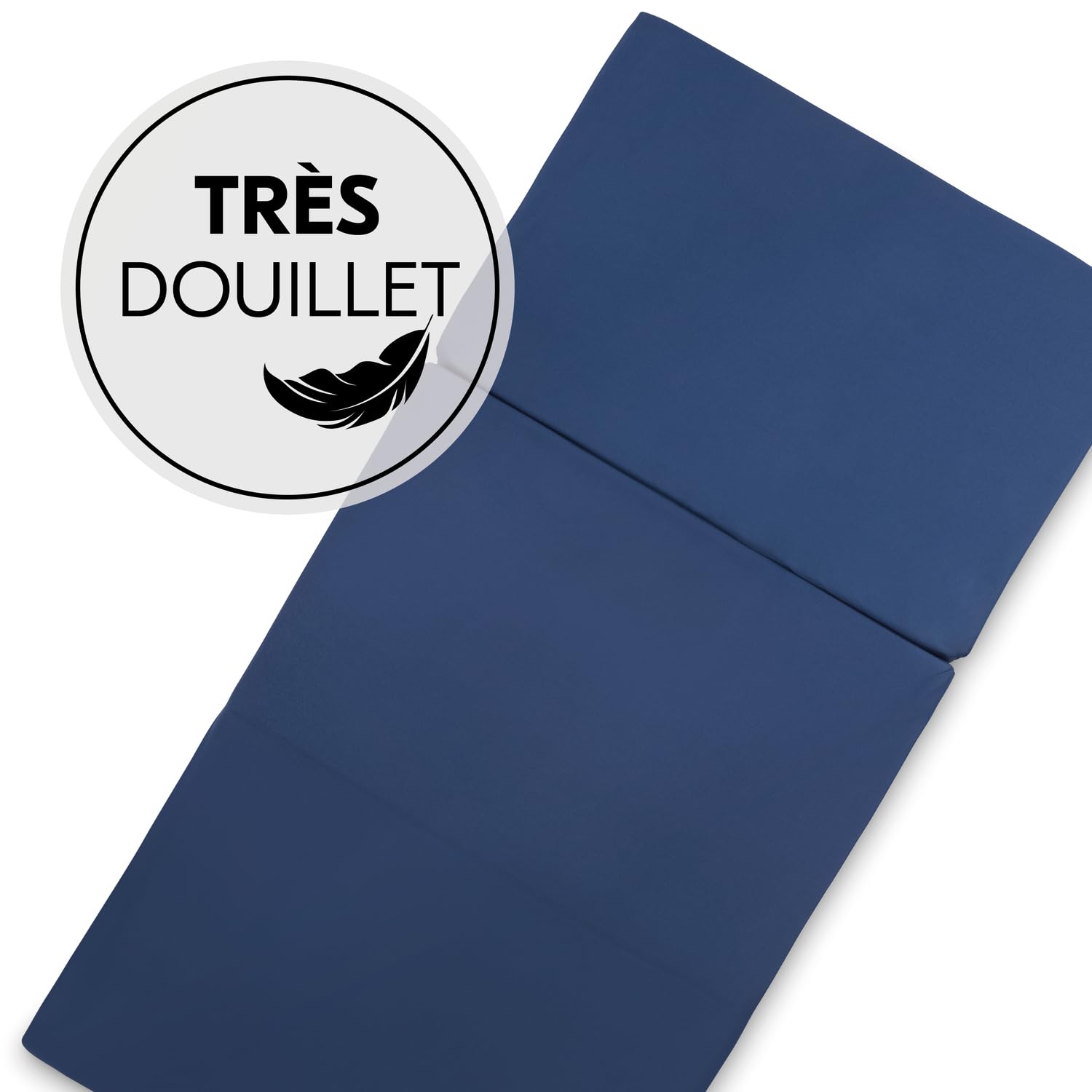 hauck Matelas Lit Parapluie Bébé 120x60x5 cm Sleeper – Compatible Dream N Play Plus, Sleep N Play Go Plus, Play N Relax Center – Compact, Sac de Transport, Bleu Navy