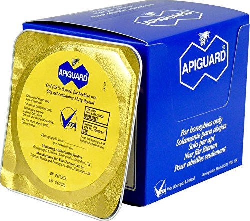 Apiguard Varroa Control, Natural Varroa Mite Treatment for Honeybee Colonies, Beehives, Apiary