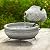 Smart Solar Marin Elegant Cement Fish Solar-Powered Fountain with 10' Cable, Charming Fish Outdoor Solar Garden Fountain, Gray