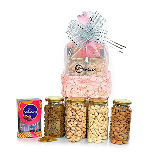 Image of NUTRI MIRACLE Diwali 2025 Gift Hamper for Friends | Gift Basket Hamper for Family