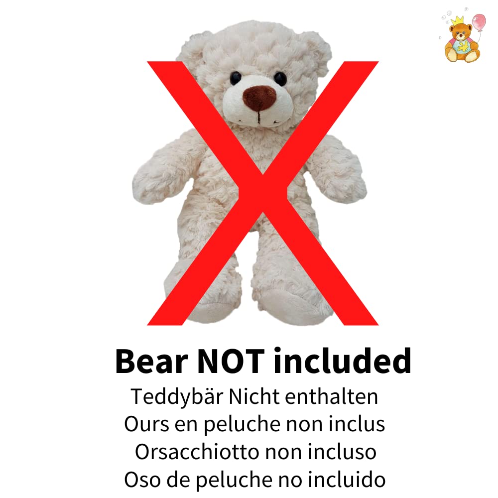 Tenue de police bleue – 40 cm – Ours en peluche – Ours non inclus