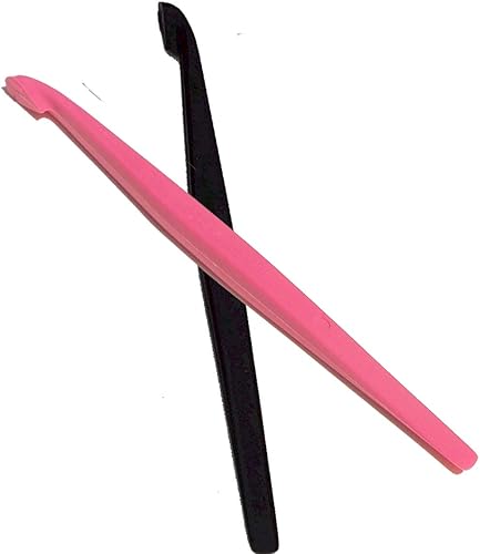 Tupperware Juego de 2 peladores de cítricos en negro y rosa ponche