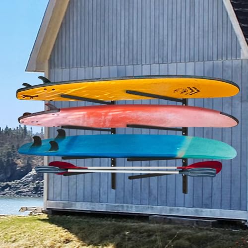 JY PERFORMANCE Wall Mount Kayak Rack, Kayak Wall Mount for Indoor Outdoor Storage, Adjustable Heavy...