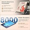 Dghrti-Tablet-Android-14-Tablets-10-Pulgadas-22GB-RAM128GB-ROM-1TB-TF-CPU-Octa-Core-8000mAh-Widevine-L1-Dual-WiFi-BT-50-Face-ID-5MP8MP-con-Carcasa-MetAlica-Teclado-y-Raton-Violeta