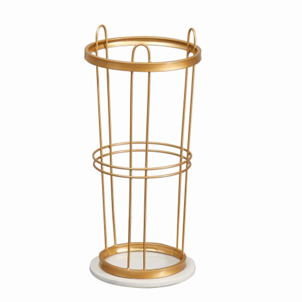 Porte-parapluie en marbre et métal blanc, l'excellence du design