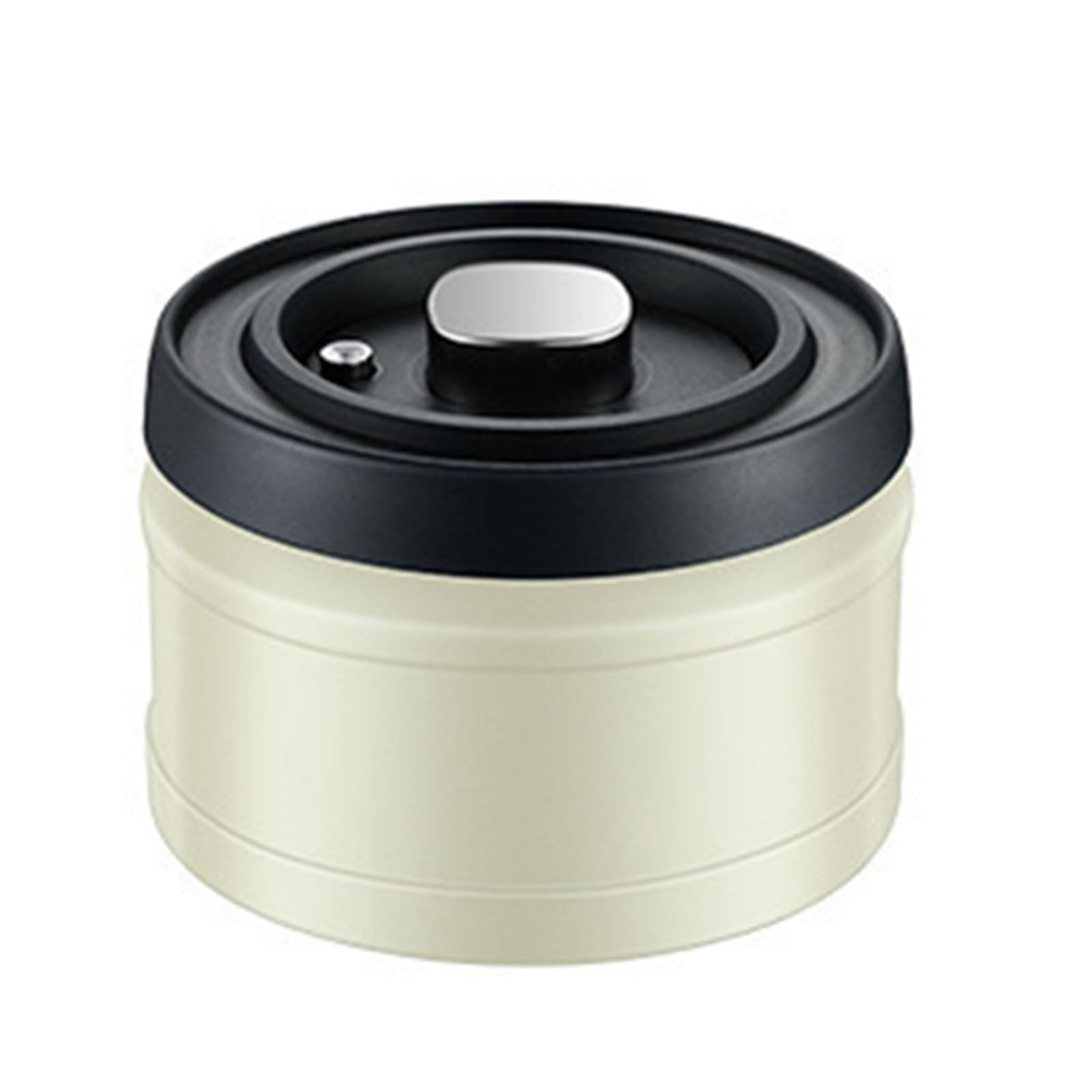 Xinsheinelry Stainless Steel Airtight Coffee Container Storage Canister Sealed Jar Food Organizer Kitchen Vacuum Box Bean Cans Decor Coffee Containers for Countertop