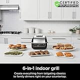 Ninja EG201 Foodi 6-in-1 Indoor Grill and 4-Quart Air Fryer (Renewed) Bundle with 2 YR CPS Enhanced Protection Pack