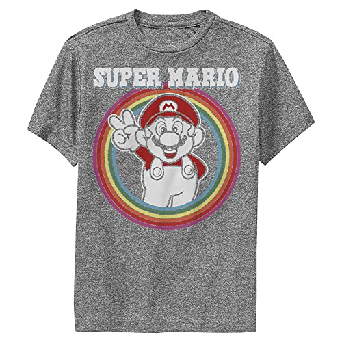 T-shirt Mario garçon arc-en-ciel le cadeau d'anniversaire parfait