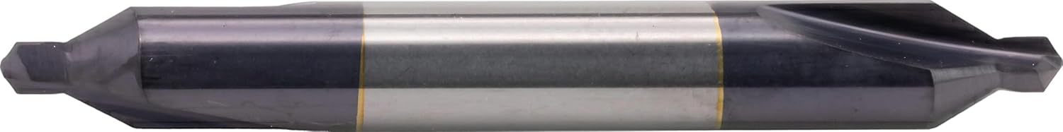 CME Solid Carbide Center Drill Set, No. 1 to No. 6 Sizes, TiAlN Coated