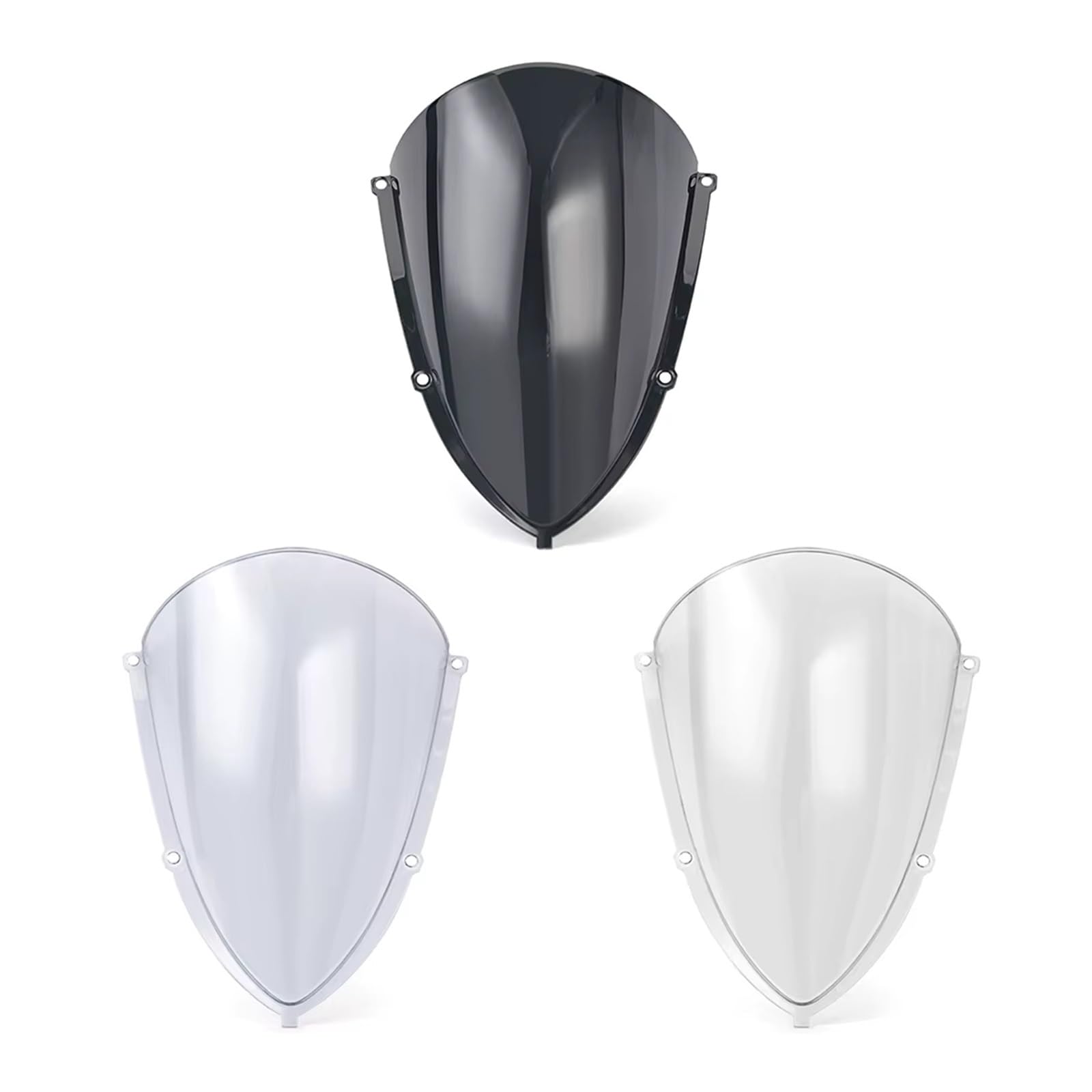 Parabrezza moto Parabrezza Per Moto | Per RS 457 RS457 2024-2025 Plastica ABS Fumo Nero/Fumo Chiaro/Trasparente(Chiaro)