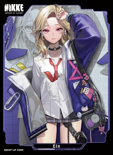 Protège-cartes Nikke Ain Enofe Chara Sleeve Matt Series MT2065 pour joueurs TCG