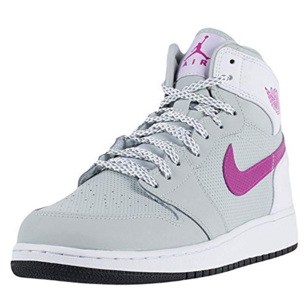 Nike Air Jordan 1 ホワイト/ブラック/ピンク US 8.5 Nike Air Jordan 1 Low Fierce Pink Black White GS 5.5Y
