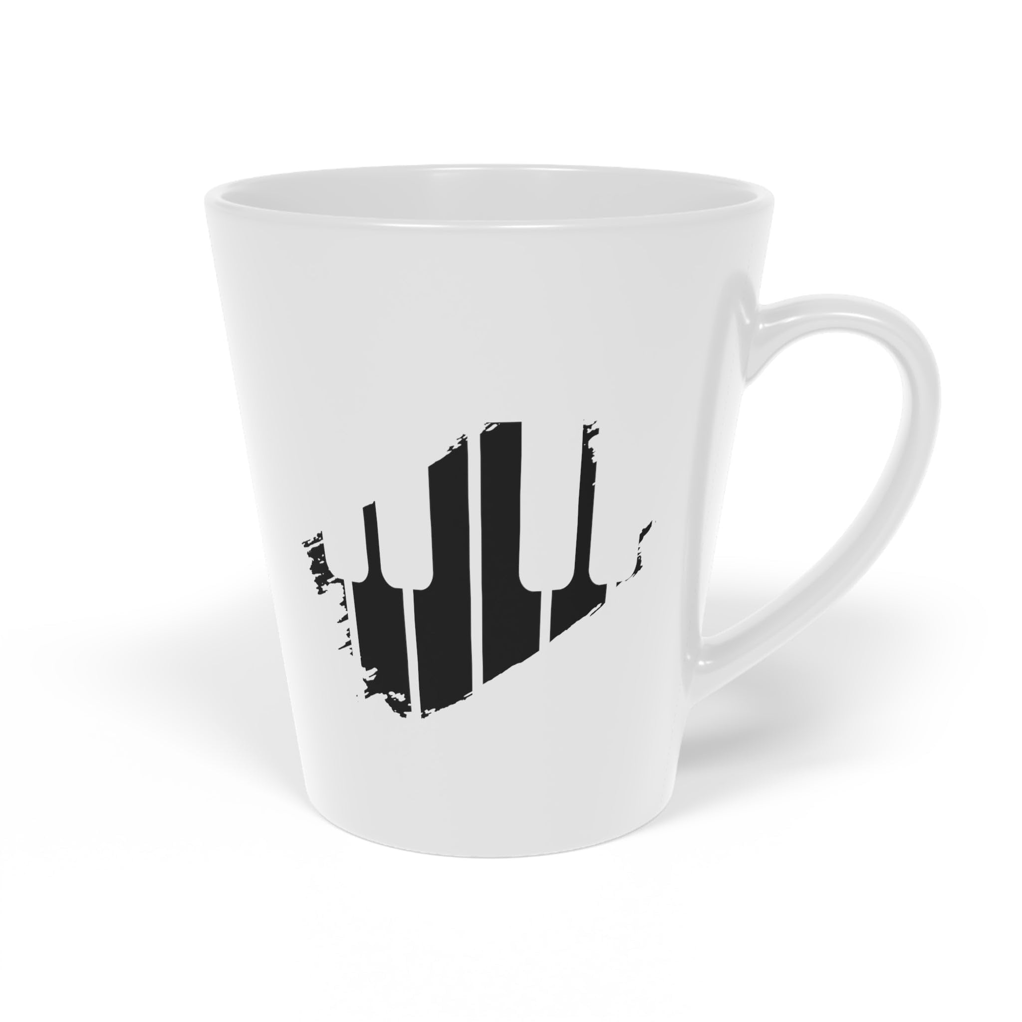 Teegarb Letter BlanketNovelty Harphiscord Maestro Instrumentalist Soloist Lover Lover Latte Mug, 12oz 12oz / White