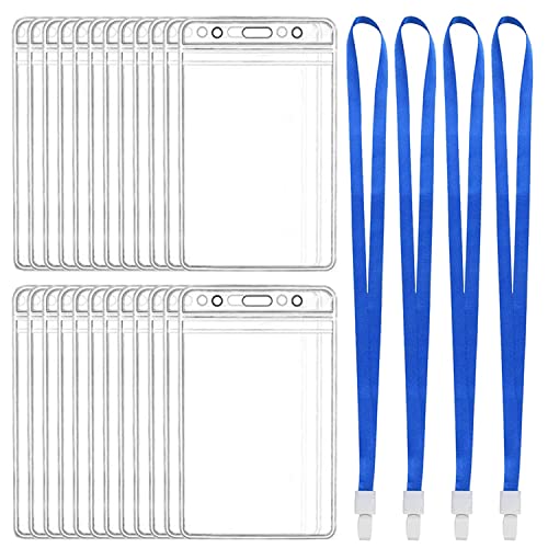 30 Sets Impermeabile Porta Badge da Collo, Porta