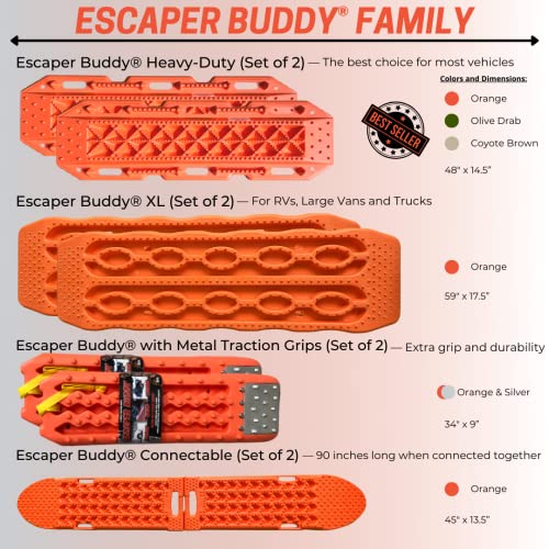 Maxsa Innovations 20333 Heavy-Duty Escaper Buddy Traction Mats thumb #8